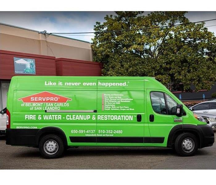 Picture of SERVPRO van